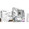 GIGABYTE X870M AORUS ELITE WIFI7 ICE Scheda Madre - Supporta CPU AMD Ryzen 9000, VRM digitale a 14+2+2 fasi, fino 8200 Hz DDR5 (O.C), 1× PCIe 5.0 + 4.0, Wi-Fi 7, LAN 2.5 GbE, USB 4 [X870M A WF7 ICE]