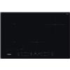 Whirlpool WLB2977NE Piano cottura a induzione 4 zone 77 cm da incasso nero