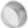 Akozon Caffettiera con Filtro, Doppio Strato in Acciaio Inossidabile per caffè 2 Tazze Accessori per Macchine a Cestello del Filtro Accessori di Ricambio Pressurizzato (Doppio)