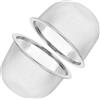 MOLUCKFU Filtro per Tè in Acciaio Inox 2 Pezzi Rete Resistente e Struttura Stabile per Infusione e Filtraggio Foglie di Tè