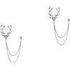 Healeved Spilla Di Spilla Per Le Vacanze Spilla Con Renne Spilla Con Motivo Corpetto Di Accessorio Di Abbigliamento Corpetto Decorativo Corpetto Strass Intarsiati