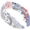 MUSISALY Fascia per Capelli Donna Nodo Cerchietto da Donna Estivo Primaverile Accessorio Capelli alla Moda Stampa Unica Morbido Stili multipli