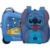 Samsonite Stitch Set 2 - Valigia cavalcabile Dream2Go Disney + Zaino