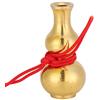 Oumefar Buona Fortuna Wu Lou Ottone Puro Wu Lou HU Lu Zucca Wu Lou Cucurbit Feng Shui Wu Lou per Ufficio Auto Appeso Decorazione della casa