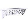 Yosoo Mensole bianche Appeso Rack Appendiabiti Belle Mensole Mensola Legno Massello Adatta a Cucina e Salotto Small