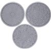 Mikinona 1 Set Pad Bocchetto Di Isolamento Riutilizzabile Tappetini Tavolo Da Pranzo Sottobicchieri Per Bevande Tazza Sottobicchieri Da Scrivania Per Ufficio Pastiglie Gel Di Silice