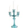 Generico Portacandele a 3 teste,Portacandele Candelabro Trasparente a 3 - Centrotavola portacandele per decorazioni per centrotavola per feste a tema, sala da pranzo, vacanze di compleanno