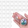 Healifty 100 palline di plastica da riempire, sfere acriliche per fai da te, in plastica, trasparenti, per artigli, macchine, uova, giocattoli per giocare, 3,2 cm