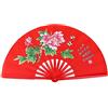 VGEBY Fan Tai Chi Pieghevole Bambù Kung Fu Arti Marziali(Rosso)