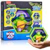 WOW! PODS - 4D Ninja Turtles Donatello, Unico Collegabile Collezionabile Figura Bobble-head che esplode dal loro mondo nel tuo, esposizione a parete o mensola, Ninja Turtles Giocattoli e regali, Serie