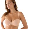 YSABEL MORA Nomarks Mar - Reggiseno Senza Spalline Tipo Bandeau con Coppe in Microfibra e Tulle Traspirante, con Ferretto e Spalline Multiposizione, Finiture Piatte Effetto Invisibile