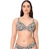 YSABEL MORA. Top Bikini Modellante Foglie Micropiqué Coppa C. con Ferretto Senza Imbottitura. Spalline Regolabili Multiposizione. Tessuto Micropiqué. Riduce Proiezione Seno. Collezione Vanila