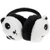 BESPORTBLE Paraorecchie 3d Panda Per Bambini Unisex, Scaldaorecchie Morbidi in Tessuto Peloso, Cuffie Antirumore Fascia Elastica, Per Attività All'aperto Invernali