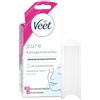 Veet Viso strisce di cera fredda di precisione Easy-Gelwax Technology per pelli sensibili, 10 doppie strisce (20 strisce totale)