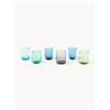 Bitossi Home Set di 6 bicchieri in vetro soffiato Goblet -