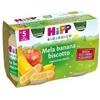 Hipp biologico omogenizzato mela/banana/biscotto 2x125 grammi