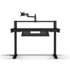 CORSAIR Platform:4 - 120 cm x 76 cm, Altezza Fissa, Scrivania per Computer da Gioco in Piedi, Gestione dei Cavi, Alimentazione USB, Supporto per Monitor Incluso - Nero