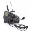 Topiky Cuffie per Telefono, Cuffie per Call Center Aziendali Cablate da 2,5mm a Mani Libere con Microfono a Cancellazione del Rumore e Controllo del Volume per Telefono Fisso PC Portatile, Ufficio