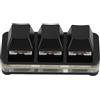 Cuifati Tastiera Macro Programmabile Mini USB a 3 Tasti, Tastiera Meccanica Sayo Device con Retroilluminazione RGB e Interruttore Rosso, Tipo C Cablata per Lavoro d'ufficio e Giochi (BLACK)