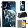 KENHONER Custodia per Samsung Galaxy A33 5G, Lupo