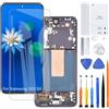 H&LYCYJ Display Schermo per Samsung S23 TFT nero con cornice | Senza impronte digitali,Wear toolkit，TFT LCD，Display HD，Sostituire lo schermo，Per i modelli:S911B S911B/DS S911U