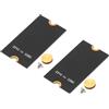 PATIKIL Scheda Adattatore Estesa M2 NVME SSD Trasferimento 2242-2280, 2Pz Adattatore Estensione M.2 Cambia A Lunghezza Con Cacciaviti Per Ufficio Casa Internet Cafes, Nero