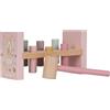 Little Dutch 7346 Banco a martello in legno FSC - Fairy Garden rosa