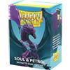Dragon Shield - Bustine protettive Doppie, opache, Dimensioni Standard, 100 Pezzi, morbide e Resistenti, per Carte da Gioco collezionabili Pokemon, One Piece e Magic: The Gathering, Soul & Petrol