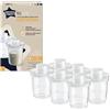 Tommee Tippee Dosatori per latte in polvere, contenitori per latte in polvere, confezione da 6, ogni dosatore contiene 8 misurini, ideale per allattare in viaggio