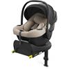 kk Kinderkraft Kinderkraft I-LITE Seggiolino per Bambini, Con Base ENDURA SAFE FX, Seggiolino Auto i-Size, 40-87 cm, Girevole, ISOFIX, ERGO PAD, Sistema Modulare, Pesa 3,2 kg, Cintura a 5 Punti, 0-12 Anni, Beige