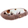 Ferplast Cuscino Cane e Gatto RELAX MICROFLEECE, Cuccia in Caldo e Soffice Micropile per Taglia Media, Lettino per Cani Lavabile, 65 x 42 x 12 cm. Grigio Tortora