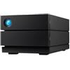 LaCie 2big RAID 16TB array di dischi Desktop Nero