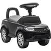 AIYAPLAY Macchina cavalcabile Land Rover per bambini con clacson, suoni e vano sedile, nero | Aosom Italy