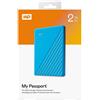 Western digital Hard Disk Esterno 2.5" 2TB Western Digital My Passport Blue [WDBYVG0020BBL-WESNÃ?Â ]