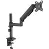 Techly Supporto da Scrivania Techly per Monitor 17-32'' con Molla a Gas Estensione 501mm Nero
