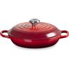 LE CREUSET Tegame Basso Evolution 26cm Ciliegia Ghisa Vetrificata
