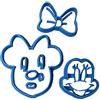 Cuticuter Minnie Cara Taglierina Fondente, Blu, 8x7x1.5 cm