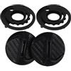 HOODANCOS Visiera casco moto, 4 viti in plastica e lega M6, accessori moto utili, installazione semplice per uso quotidiano
