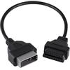 EVGATSAUTO Cavo Adattatore OBD2, Connettore Diagnostico da 14 a 16 Pin per Auto, Strumento di Diagnosi Veicoli