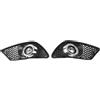 Tbest Fari Fendinebbia Paraurti Anteriore, 2 Pezzi Paraurti Anteriore Auto LED Fendinebbia Gruppo Fari Guida di Ricambio per CLASSE C W204 2008 2010