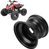 Yanmis Cerchione ATV da 8 Pollici, in Metallo Ad Alta Resistenza per Cerchione da 8 Go Kart 18X9.50, per ATV Go Kart Carrelli da Veicoli Fuoristrada (3 fori)
