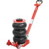 VELPAX Cric pneumatico a carrello da 3 tonnellate, 140-450 mm, jack pneumatico 0,8-1,0 MPa, 3 cuscinetti d'aria, manico lungo, regolabile, sollevamento rapido, riparazione, manutenzione, auto, SUV