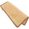 Sosoport Cuscino Rinfrescante in Bambù per Sedia da Ufficio, Tappetino Antiscivolo Estivo Leggero per Sedile Auto, Coprisedia Versatile per Camion, Camper e Ufficio, Beige Naturale