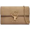 Love Moschino BORSA VELOUR PL SABBIA
