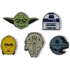 Crocs Star Wars 5 Pack - Charm decorativi per scarpe Unisex, Multicolor,