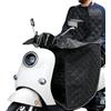 Favoto Coprigambe per Scooter Parasole Estivo - Coperta per Scooter Impermeabile con Strisce Riflettenti Universale per Veicoli a Due Ruote a Pedale Nero