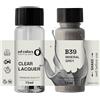SD COLORS Vernice per ritocco B39, colore grigio minerale da 15 ML, per riparazione dei graffi, colore B39, grigio minerale (verniciatura+lacca)