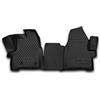 Element Set di Tappetini Auto in Gomma TPE 3D per Ford Tourneo Custom/Transit Custom | Solo Anteriori | 2012-2024 | Tappetini Auto Originali 100% Adatti, Gomma Auto Universali Resistanti