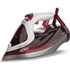 Solac - ferro da stiro a vapore + 2800W | colpo vapore 180 g/min | vapore continuo 40 g/min | vapore verticale | anticalcare | piastra ceramica | punta di precisione | rosso e bianco