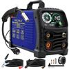 VELPAX 140A Saldatrice A Filo Continuo Senza Gas, 3 in 1 MIG/ARC/Lift TIG IGBT Inverter Saldatore con Smart Digital LED Dispaly di filo animato 0,8 mm per principianti e saldatori professionisti